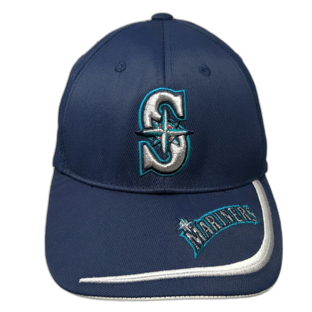 Seattle Mariners MLB Fan Favorite Baseball Cap Blue OSFM Strapback Embroidery